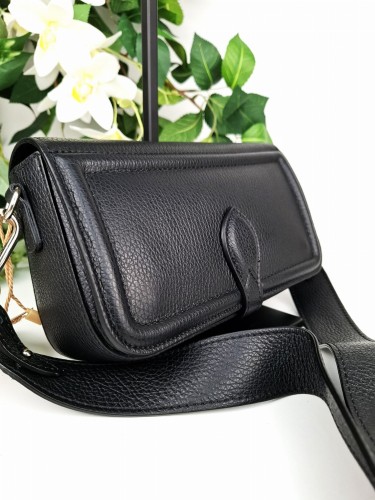 vera pelle torebka skórzana czarna