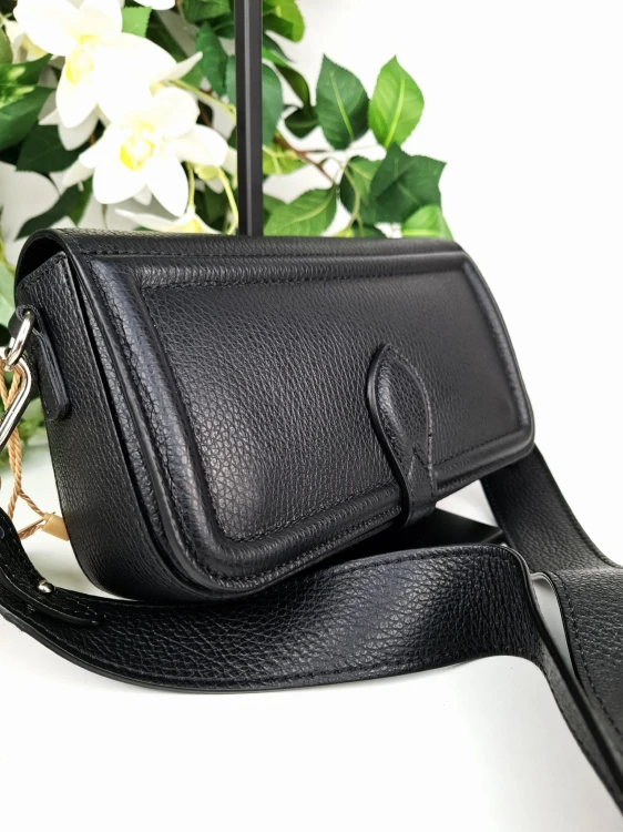 vera pelle torebka skórzana czarna