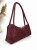 torebka vera pelle laura biaggi zamszowa bordowa widok skos