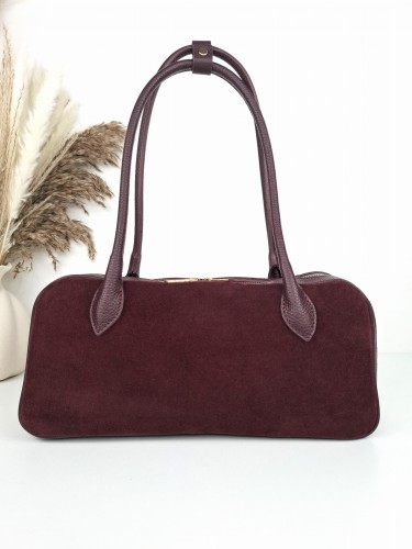 torebka jamnik bordo borse in pelle