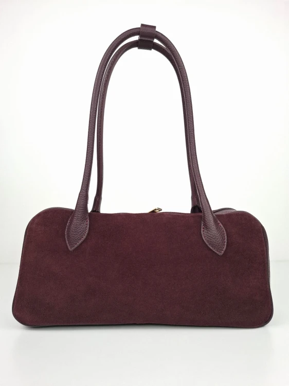 torebka jamnik bordo borse in pelle