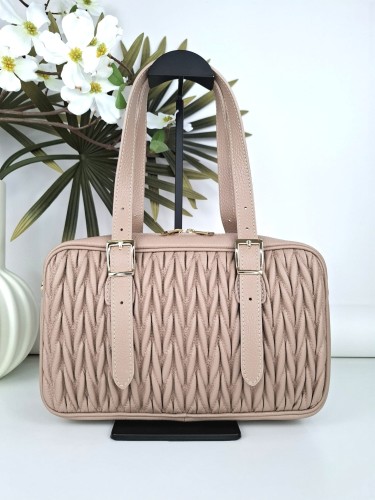 torebka damska na lato jamnik skora naturalna vera pelle