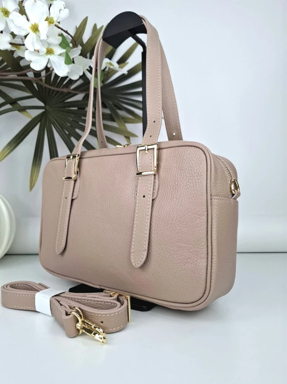 torebka damska na lato jamnik skora naturalna vera pelle