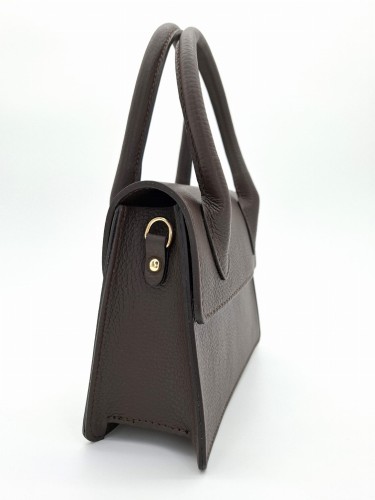 mini kuferek brązowy torebka damska