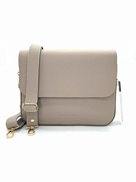 torebka damska laura biaggi bez taupe jasny