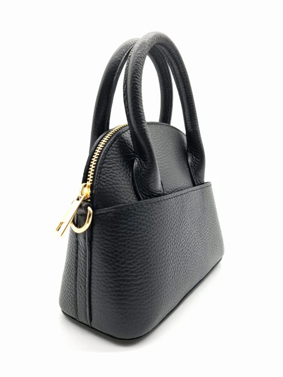 mini city bag mala czarna torebka damska betty skora naturalna w butik hrabina