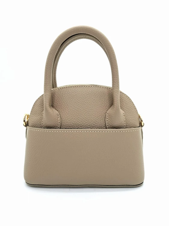 mala torebka damska skorzana taupe mini cuty bag w ehrabina