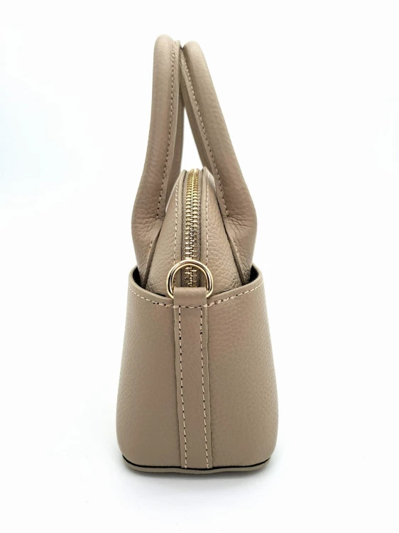 mala torebka damska skorzana taupe mini cuty bag w ehrabina