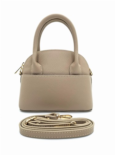 mala torebka damska skorzana taupe mini cuty bag w ehrabina