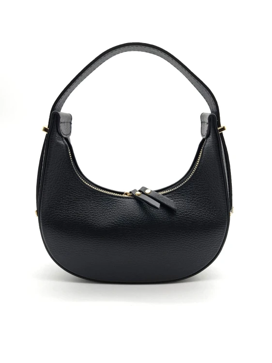 mini torebka elegancka mala skorzana vera pelle czarna