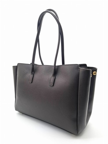 brazowa torebka shopper duza a4 skorzana hermeska