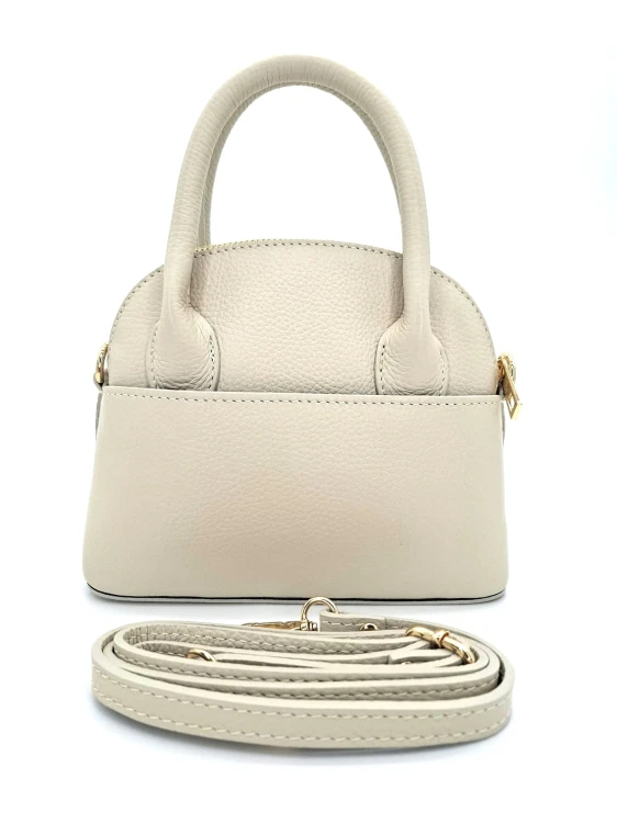 beżowa torebka skórzana mała Betty w Butik Hrabina