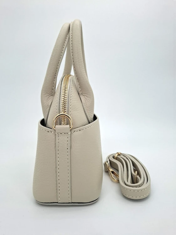 beżowa torebka skórzana mała Betty w Butik Hrabina