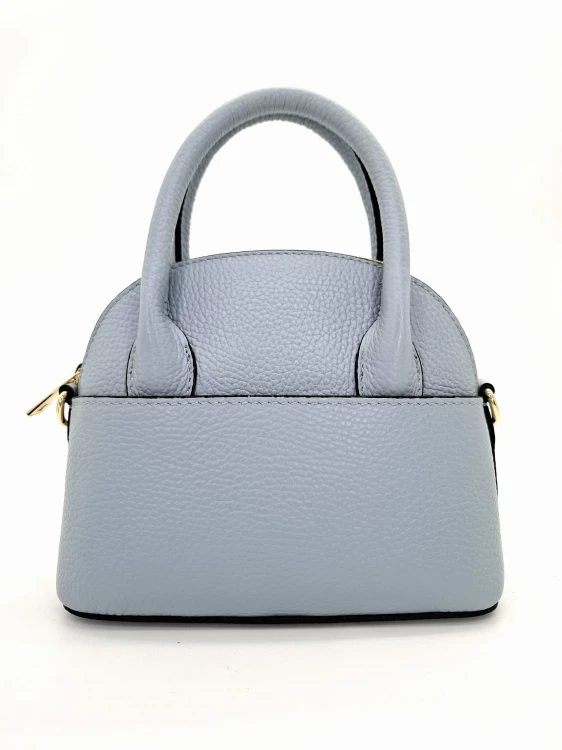 mala blekitna torebka damska skora naturalna Betty w Butik Hrabina