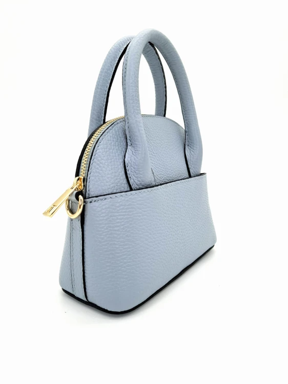 mala blekitna torebka damska skora naturalna Betty w Butik Hrabina