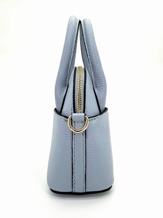 mala blekitna torebka damska skora naturalna Betty w Butik Hrabina