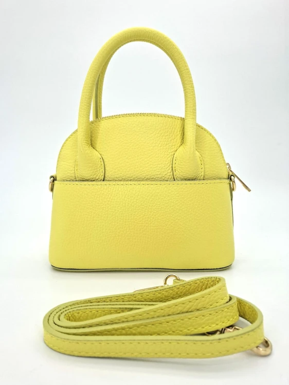 vera pelle zolta torebka damska na ramie betty