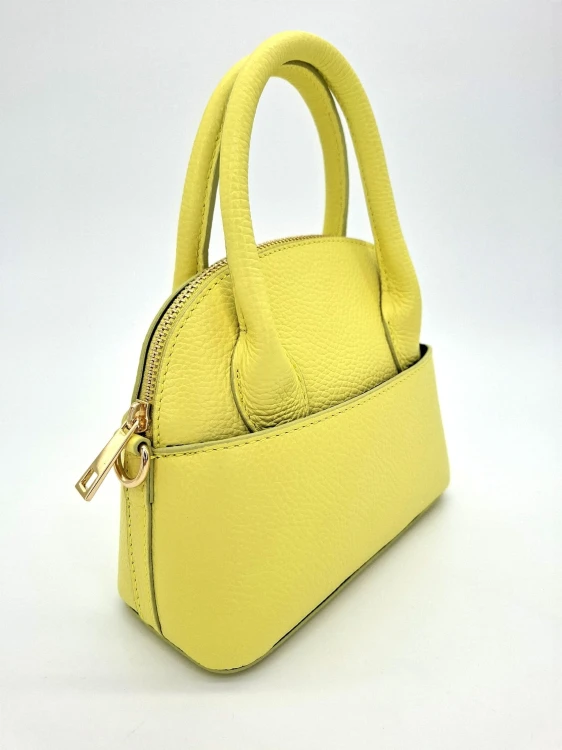 vera pelle zolta torebka damska na ramie betty