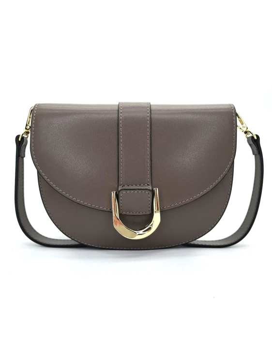 mala brazowa torebka na ramie crossbody skora naturalna