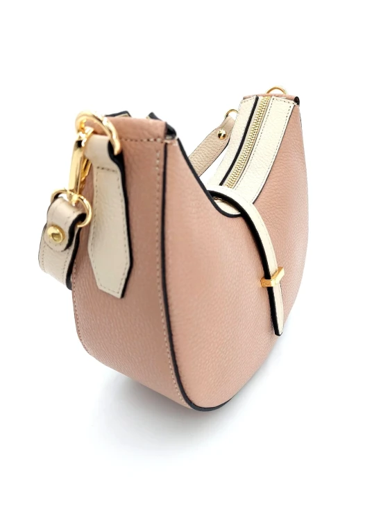 torebka vera pelle skóra naturalna - złote okucia