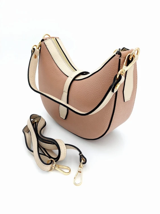 torebka damska skórzana na lato - dwa paski w zestawie