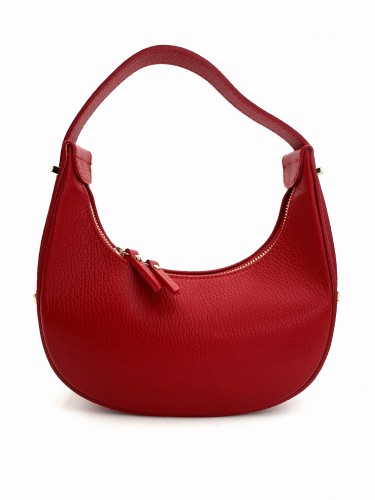 czerwona torebka skórzana damska vera pelle