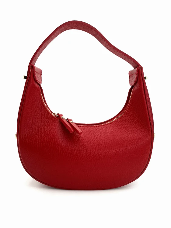 czerwona torebka skórzana damska vera pelle