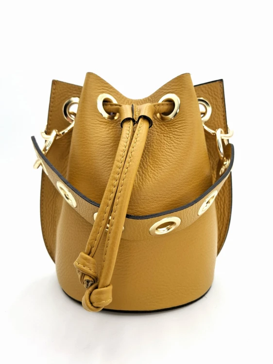 żółta torebka damska musztardowa