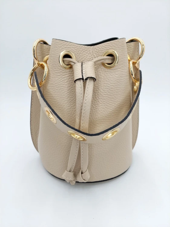 jasna torebka damska worek borse in pelle