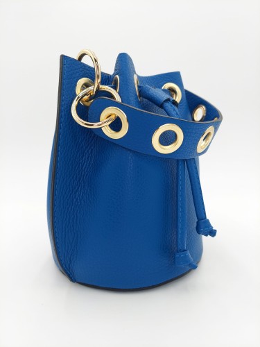 torebka worek wiazany niebieski