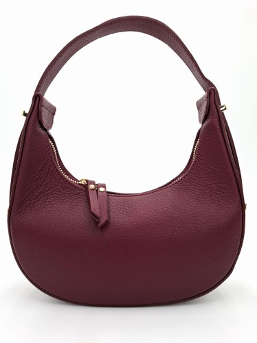 mała bordowa torebka wizytowa