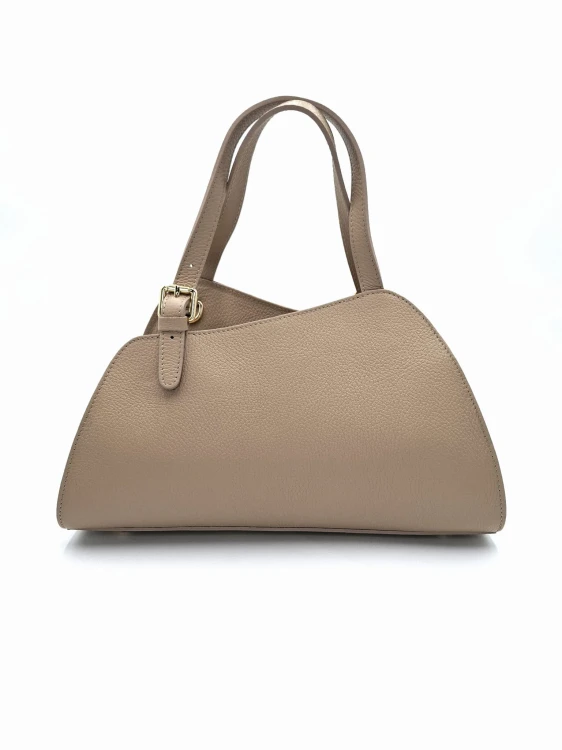 vera pelle torebka beżowa skórzana