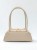 jasnobeżowa torebka na ramię borse in pelle