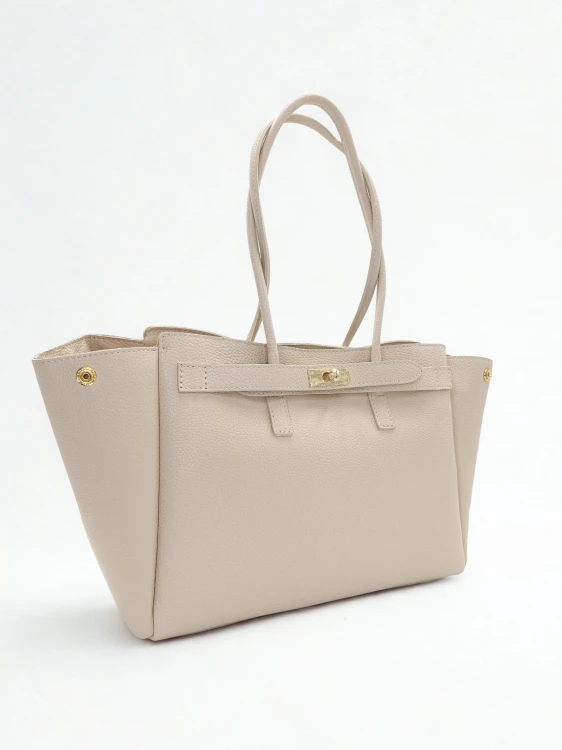 torebka skórzana A4 shoper typu hermeska