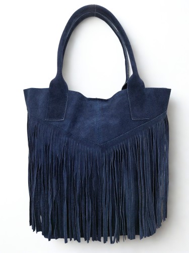 granatowa torebka damska zamszowa shopper.jpg